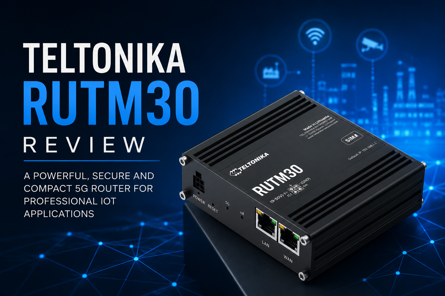 Teltonika RUTM30 IoT UK