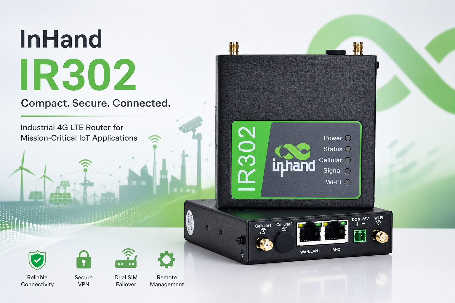 InHand IR302 4G Router