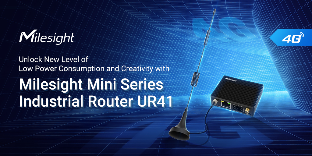 Milesight UR41 mini industrial 4G router