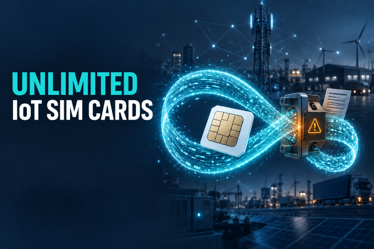 Unlimited IoT SIM Cards- Multi-Network, Roaming, Public IP, Uncapped